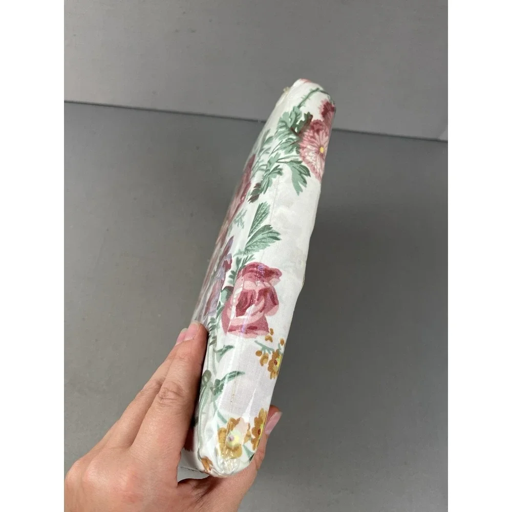 VTG Galleria For Mervyn's King Flat Sheet 180 Thread 90s Floral Virginia Reel